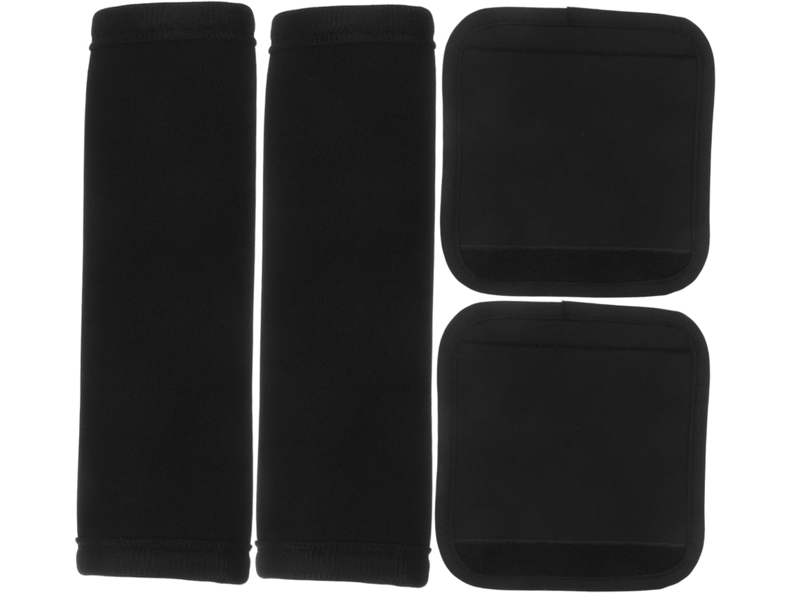 Conjunto De 4 Protetores De Alça De Mala Antiderrapantes Em Neoprene