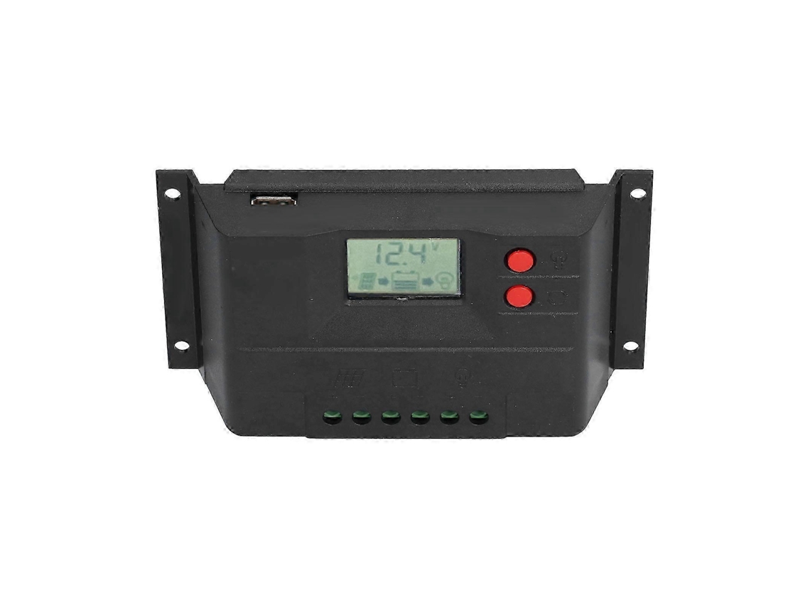Controlador De Carga Solar 12v 24v, Automático, Durável, Com Proteção De Circuito, Lcd, Para Uso Doméstico, 20a. Olysi Shop