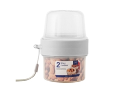 EIOORORRIY Copos Para Café Da Manhã Portáteis, Copos De Iogurte Com Grande Capacidade, Compartimento Duplo Com Tampa Selada Para Cereais, Aveia Uo Frutas