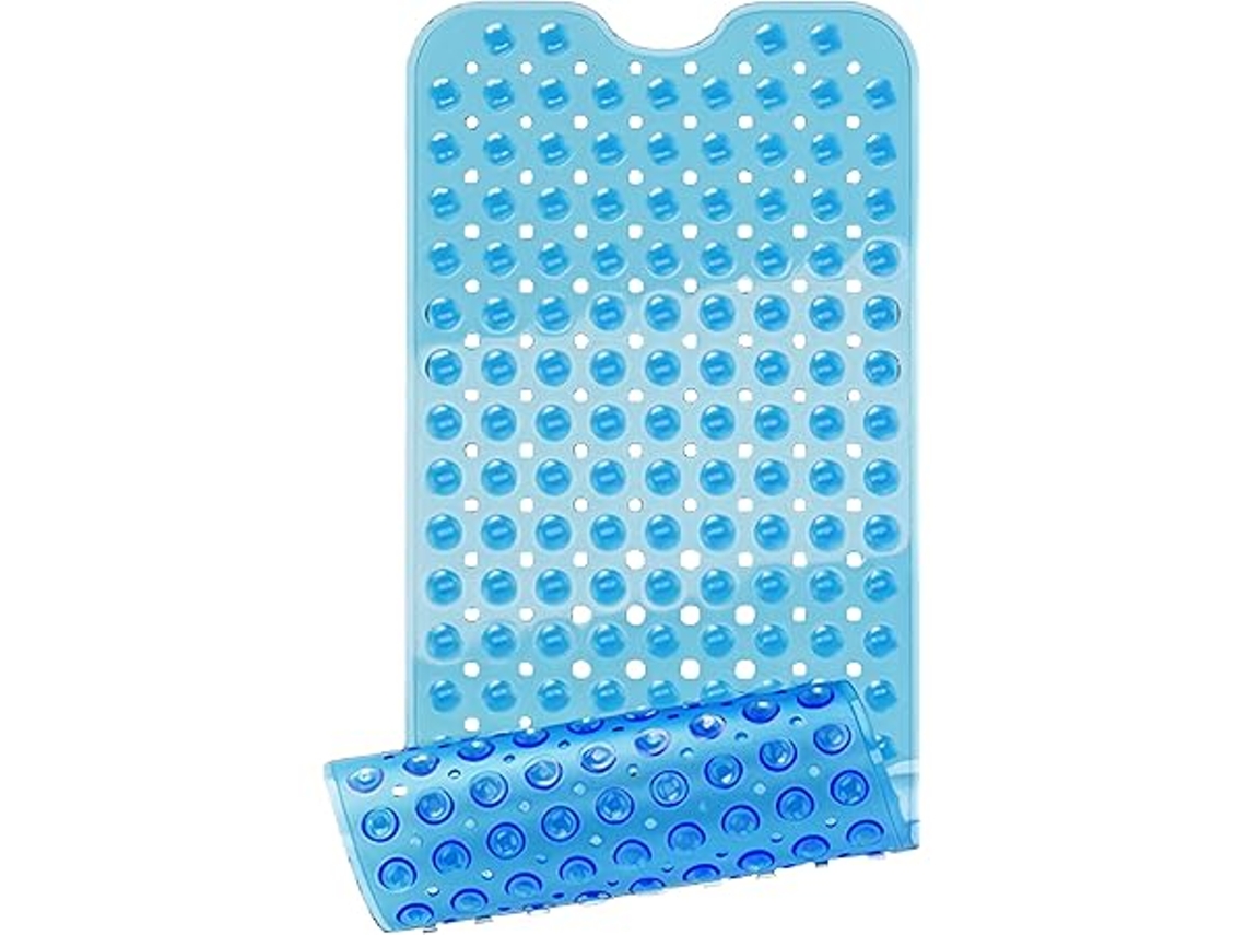 Tapete com cerca de 200 ventosas 40 X 100 Cm antiderrapante e lavável STELASPLEN