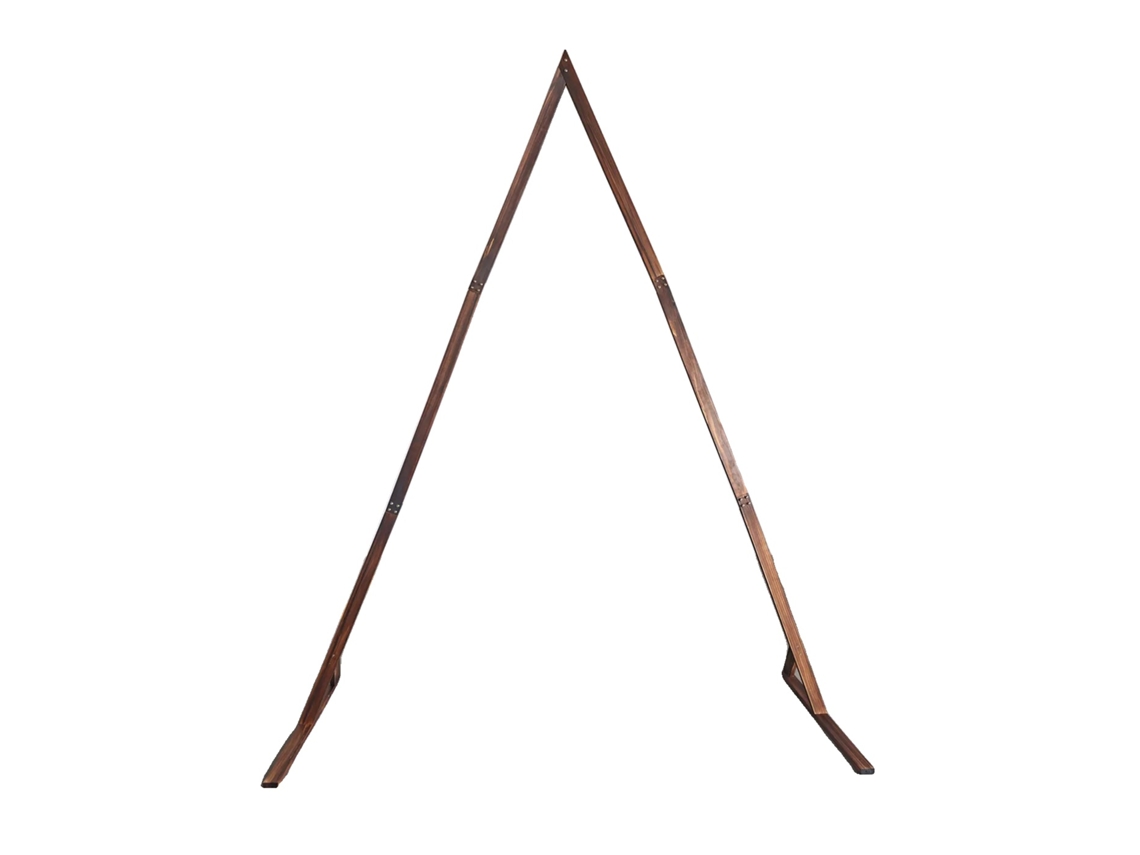 Arco De Casamento, Design Rústico, Capacidade De 10kg, Madeira, 1.7x0.8x3.1m Oem