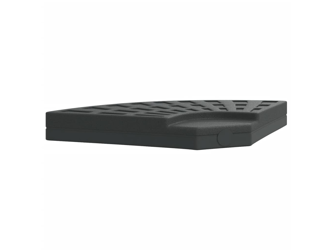 Peso para base de guarda-sol VIDAXL Preto Polietileno