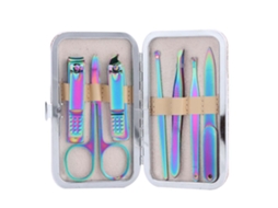 Conjunto De 7 Cortadores De Unhas Em Aço Inoxidável Ferramenta Para Manicure E Pedicure Aquaforge