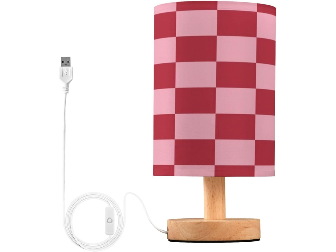 Luminária de mesa Frodotgv com LED e alimentação USB, interruptor de botão sem fita, ideal para quarto e sala.