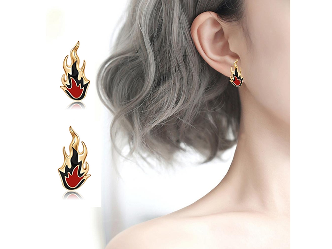 Brincos De Ouro Estilo Fashion Decoração Feminina