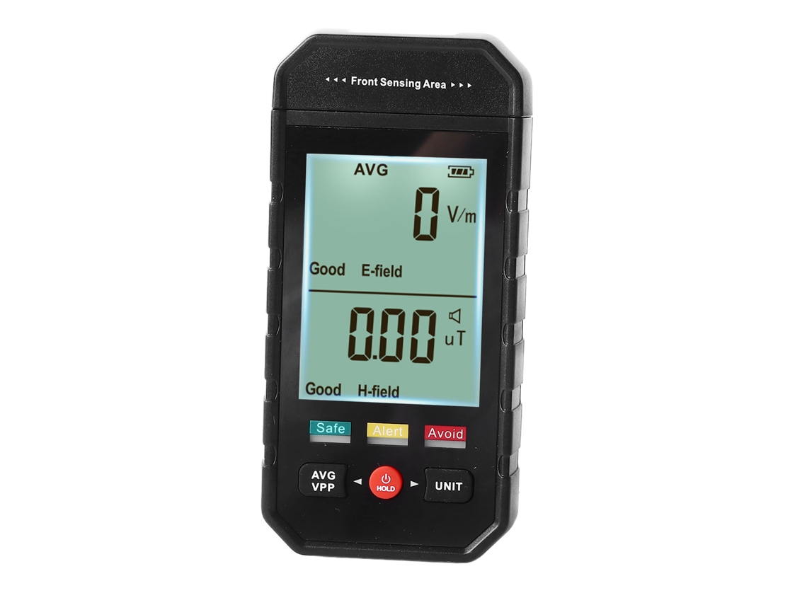 Detector de Radiação EMF com 5 Leds e Medidor | S/MARCA