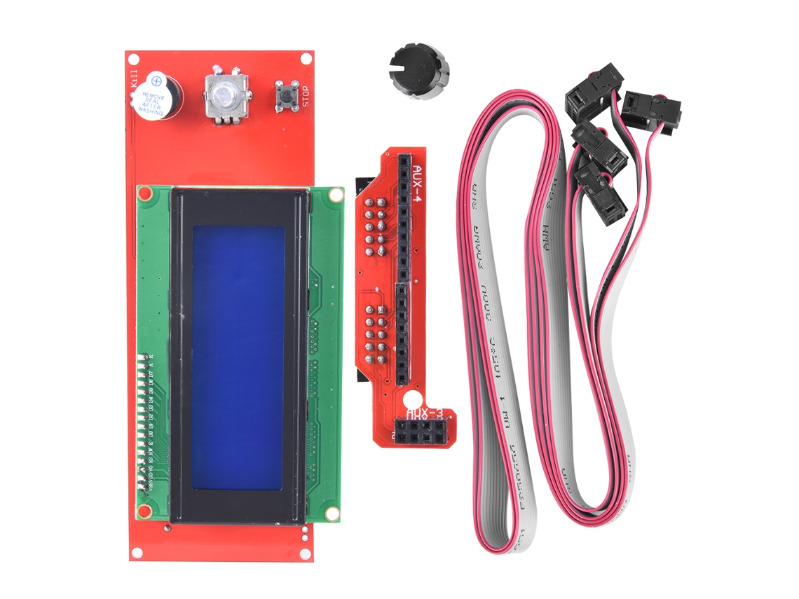 Acessório De Impressora 3d Ramps 1.4 Controlador De Display Lcd 20 Bytex4 Com Adaptador