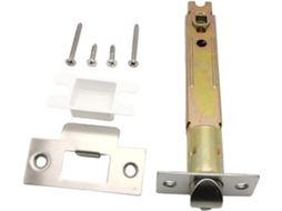Fechadura De Porta Metálica Com Recuo 5 Polegadas, Interface Quadrada De 5 16com Placa Frontal Canto Quadrado, Casa