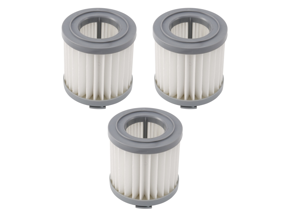 3 peças aspirador de pó portátil sem fio filtro hepa para xiaomi jimmy jv51 jv53 jv83 aspirador de pó-cinza