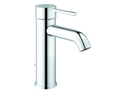Essence Misturadora Monocomando De Lavatório, Tamanho S, Projeção 116mm, Com Válvula De Descarga, 24171001, Cor Crómio Grohe