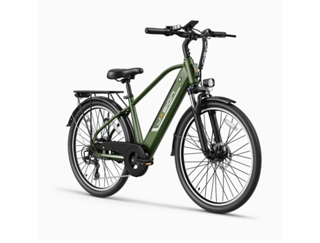 Bicicleta Elétrica Jasion Eb5 Roamer Motor 500w Bateria 48v10ah Pneus De 26 Polegadas Travões De Disco Mecânicos Verde