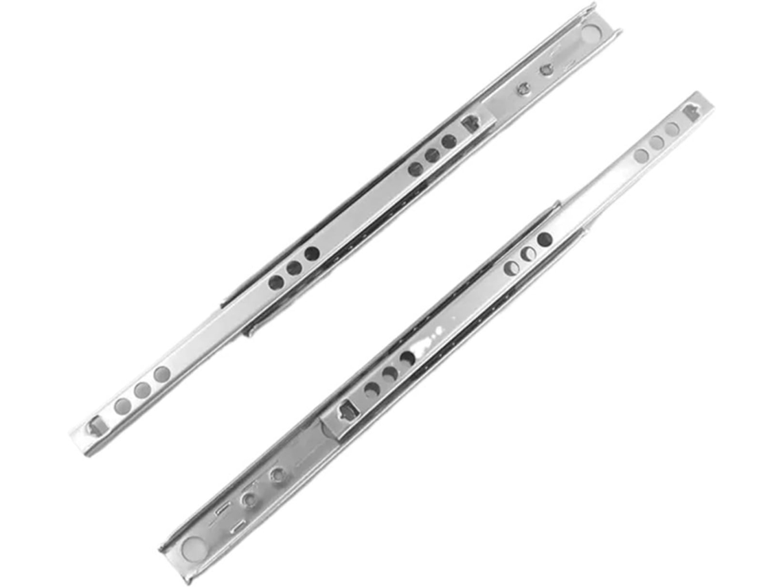 Corrediças Laterais Para Armários, Com 17mm De Largura, Para Gavetas, Com Sistema De Deslizamento Bidirecional Push Pull