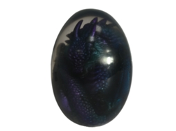 Laxiscreed Ovo De Dragão Roxo Com Base Lava E Decoração Luminescente De Dinossauro