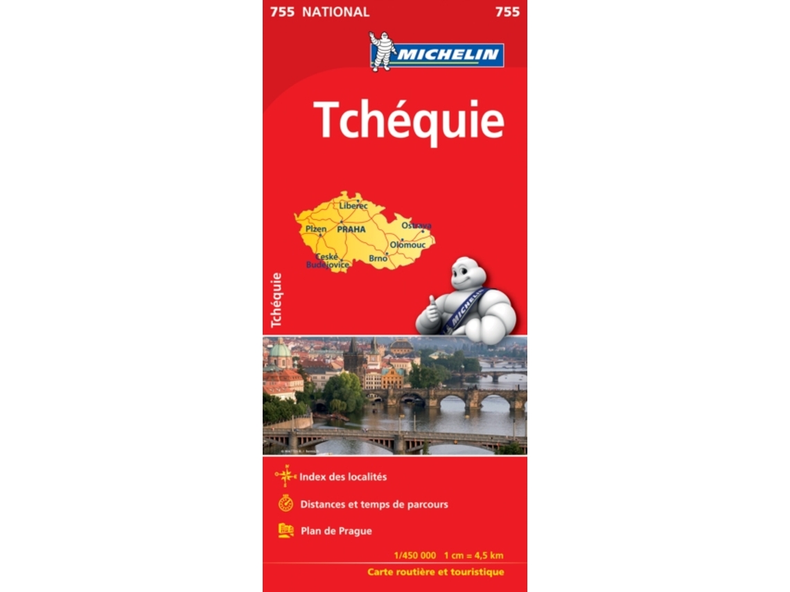 Livro Czechia - Michelin National Map 755 de Michelin (Inglês)