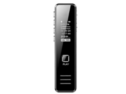 Mini Gravador De Voz, Com Mp3 Player, Carregamento Usb, Gravador De Voz De Longa Distância Com Redução De Ruído De Alta Definição Yizhood (preto)