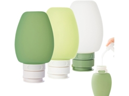 Conjunto De 3 Recipientes Compactos Para Viagem Macios Para Água De Animais De Estimação, Práticos, À Prova