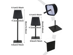 Lâmpada de Mesa Led Plegável com Base Magnética | S/MARCA