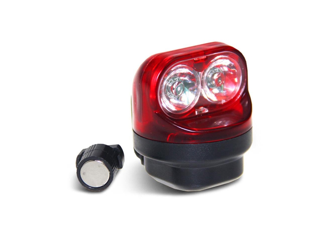 Luz Traseira De Bicicleta - Indução Eletromagnética (preta)