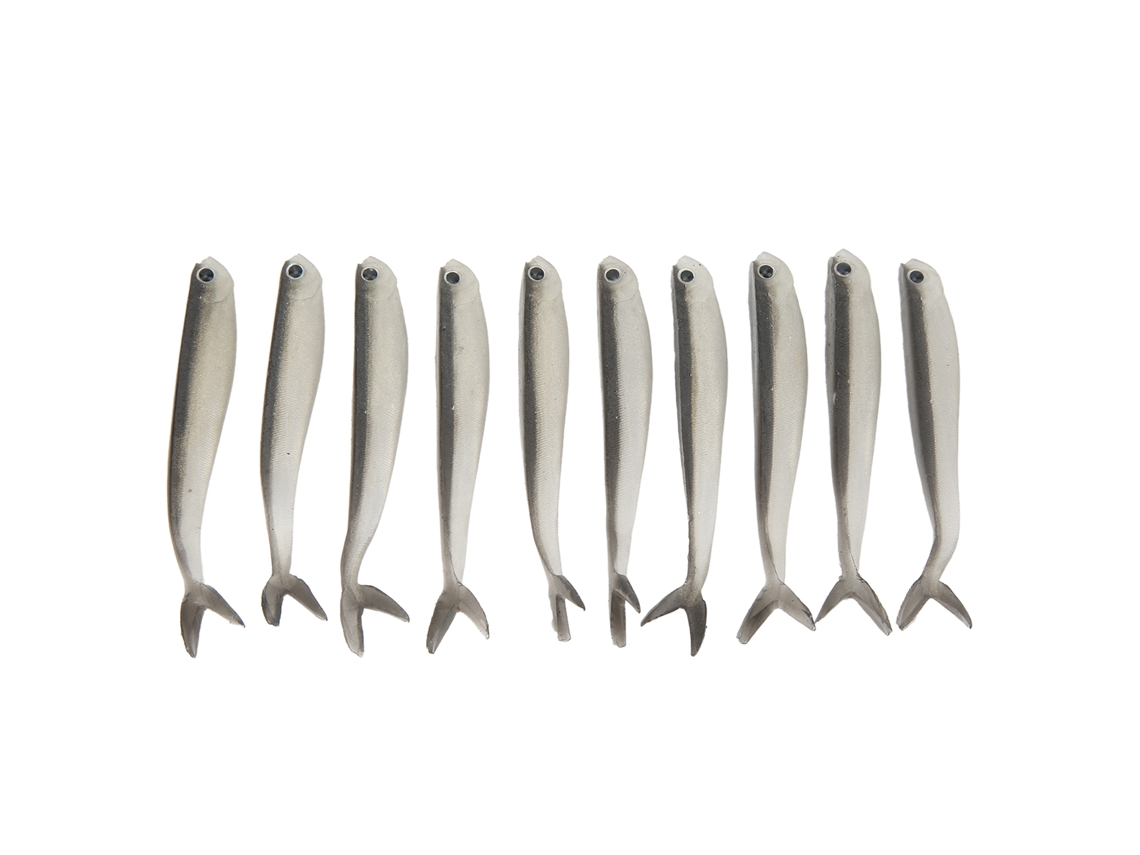 Iscas Artificiais Silicone Realistas 10pcs