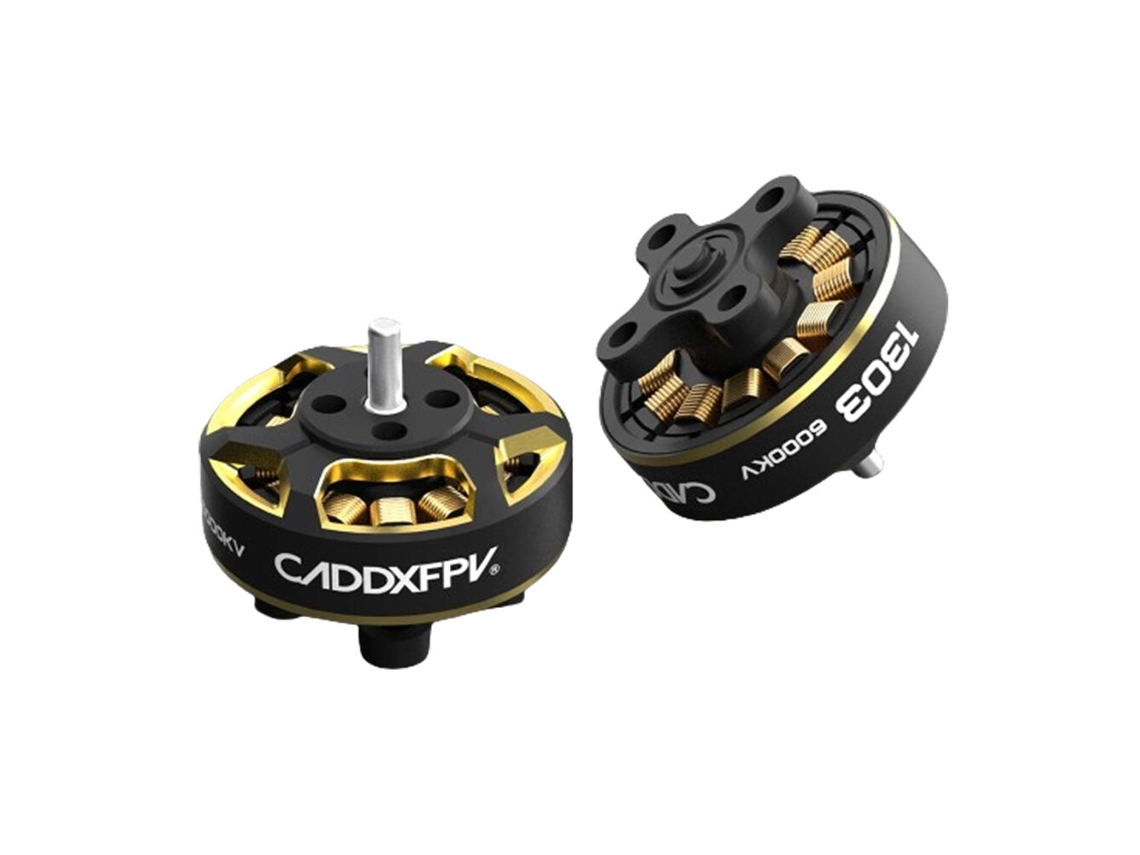 6000kv4 Pcs1/4pcs Caddxfpv 1303 6000kv 2-4s Motores Brushless Com Eixo De 1,5mm Para Drone De Corrida Fpv Gofilm Whoop Rc Brushless De 20 Polegadas