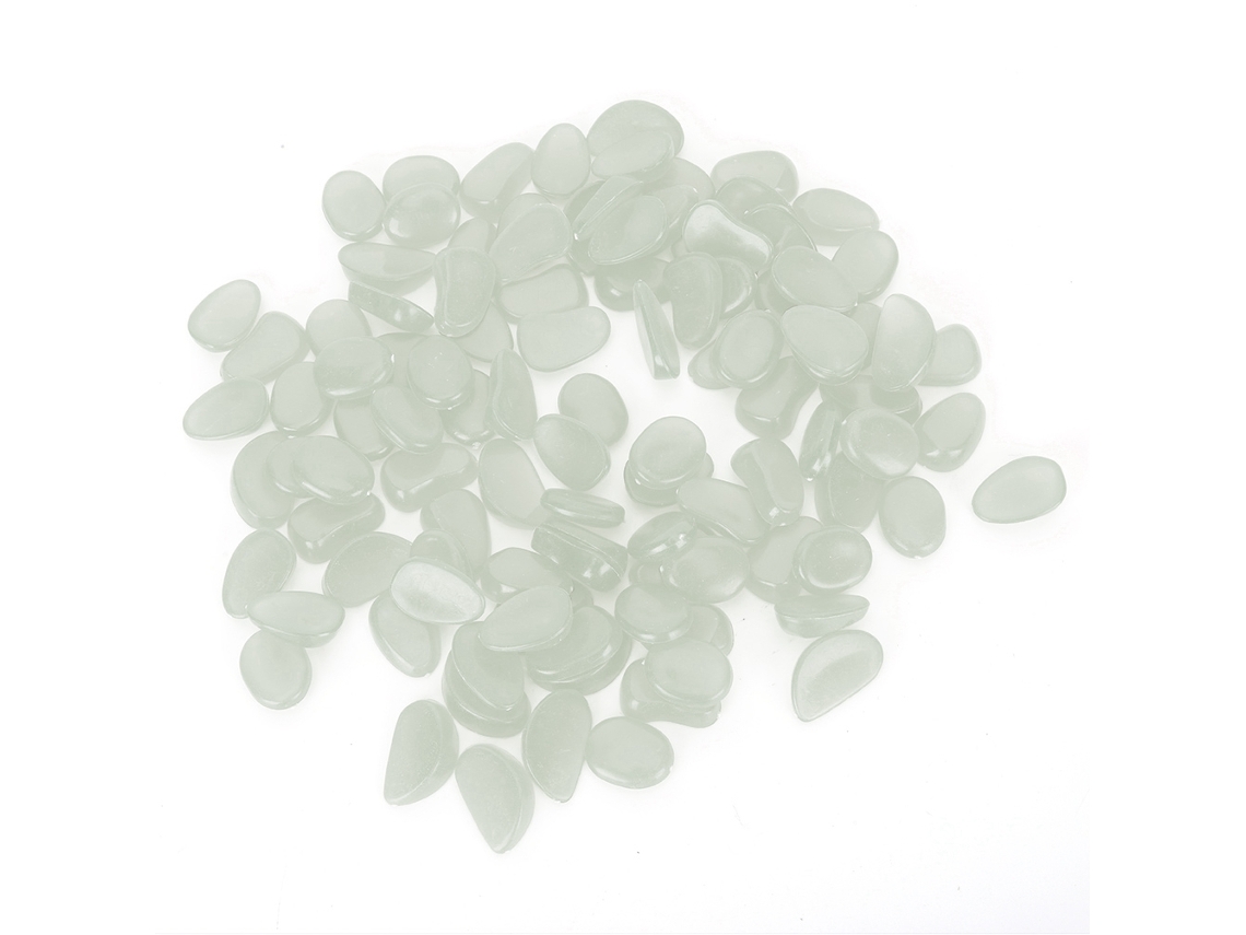 Pedras Luminosa Decorativa (100 peças) para Jardim e Aquário | S/MARCA