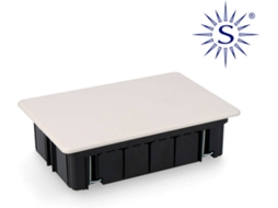 Caixa derivação Encastrar EDM 164 X 106 X 47 Garra Metalica para Tabique Oco Retractilada