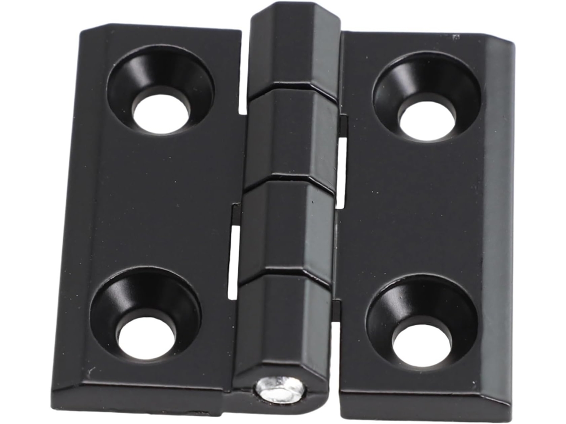 Dobradiças Giratórias Ocultas Para Portas, Em Liga De Zinco Preta, Para Móveis De Armário 60x60mm