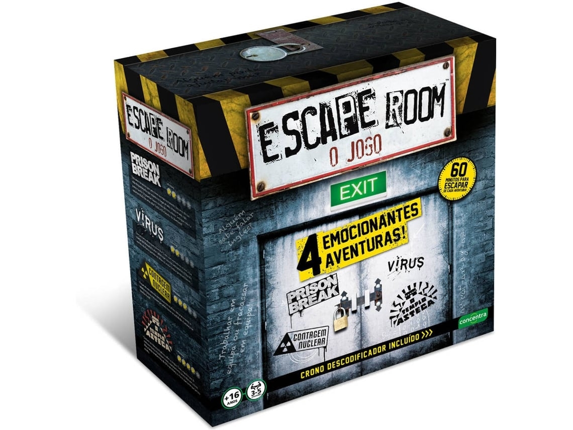 Escape Room: the Game - um jogo de tabuleiro com 60 minutos de