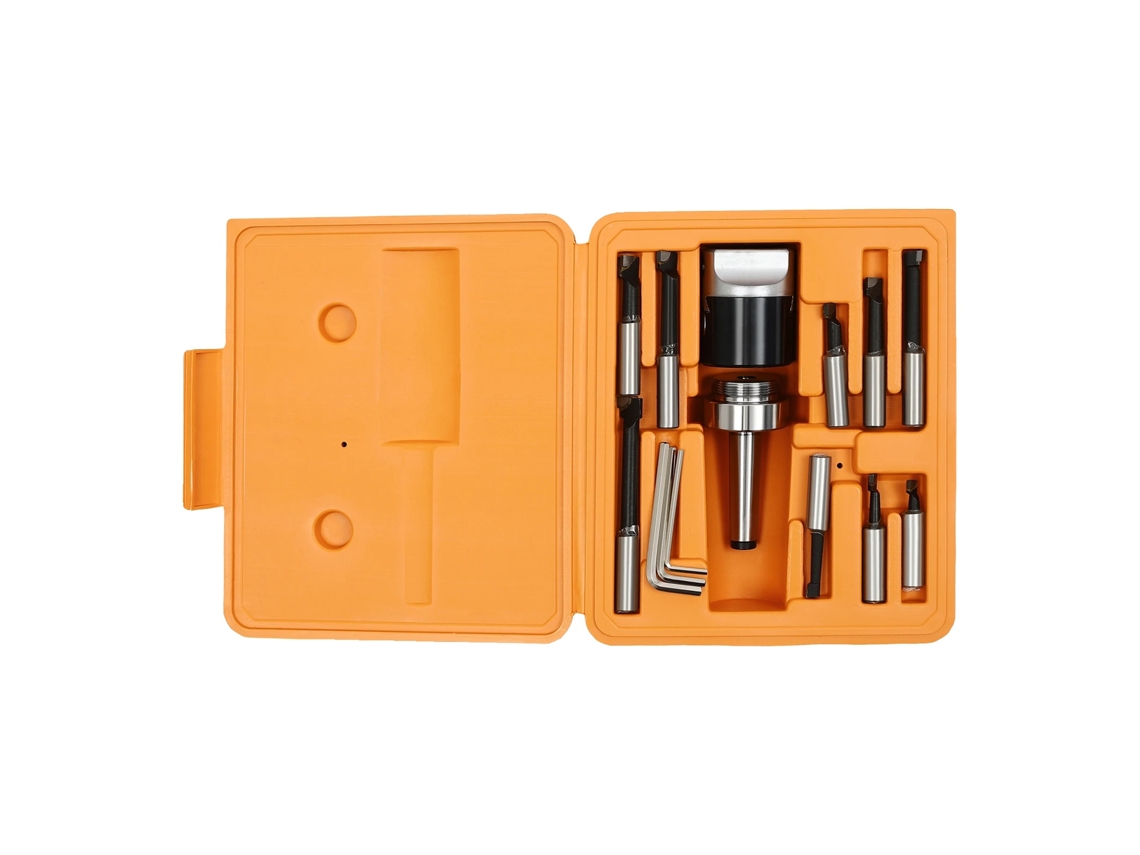Conjunto De Cabeça Chata, Conjunto De 9 Peças, Interfaces De Ferramentas Intercambiáveis, Laranja