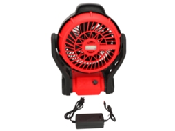 Ventilador Jobsite Recarregável Luz Led 270° Ajustável