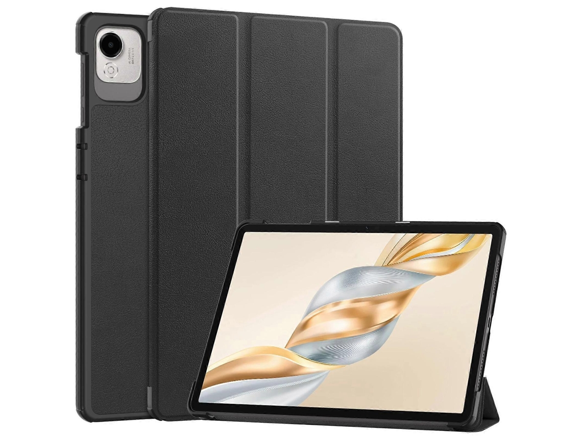 Capa De Couro Para Tablet For Honor Pad X9 Pro Custer Pure Color Com Suporte Triplo