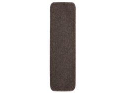 Maison Exclusive - Tapetes Antiderrapantes Retang. Escadas 15pcs 75x20 Cm Castanho