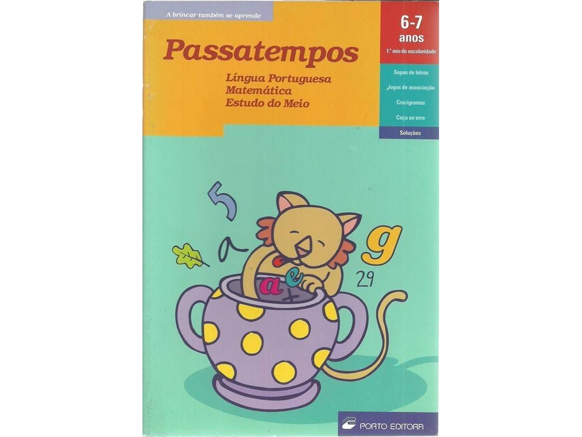 Livro Passatempos 6/7 Anos (Português)