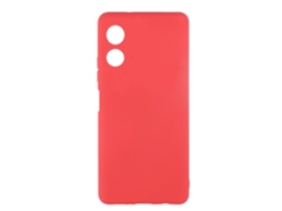 Capa para Oppo Oppo A18 GANDY Silicone Líquido Vermelho