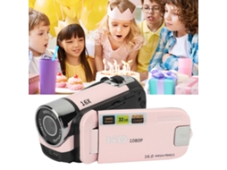 Câmera Digital D90 1080p 16mp, Tela Giratória De 2,4 Polegadas, Filmadora Com Zoom De 16x, Gravadora De Vídeo Hd Com Luz De Preenchimento Brilvibera