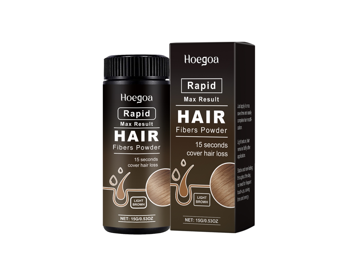 Pó Linha Cabelo Castanho Claro