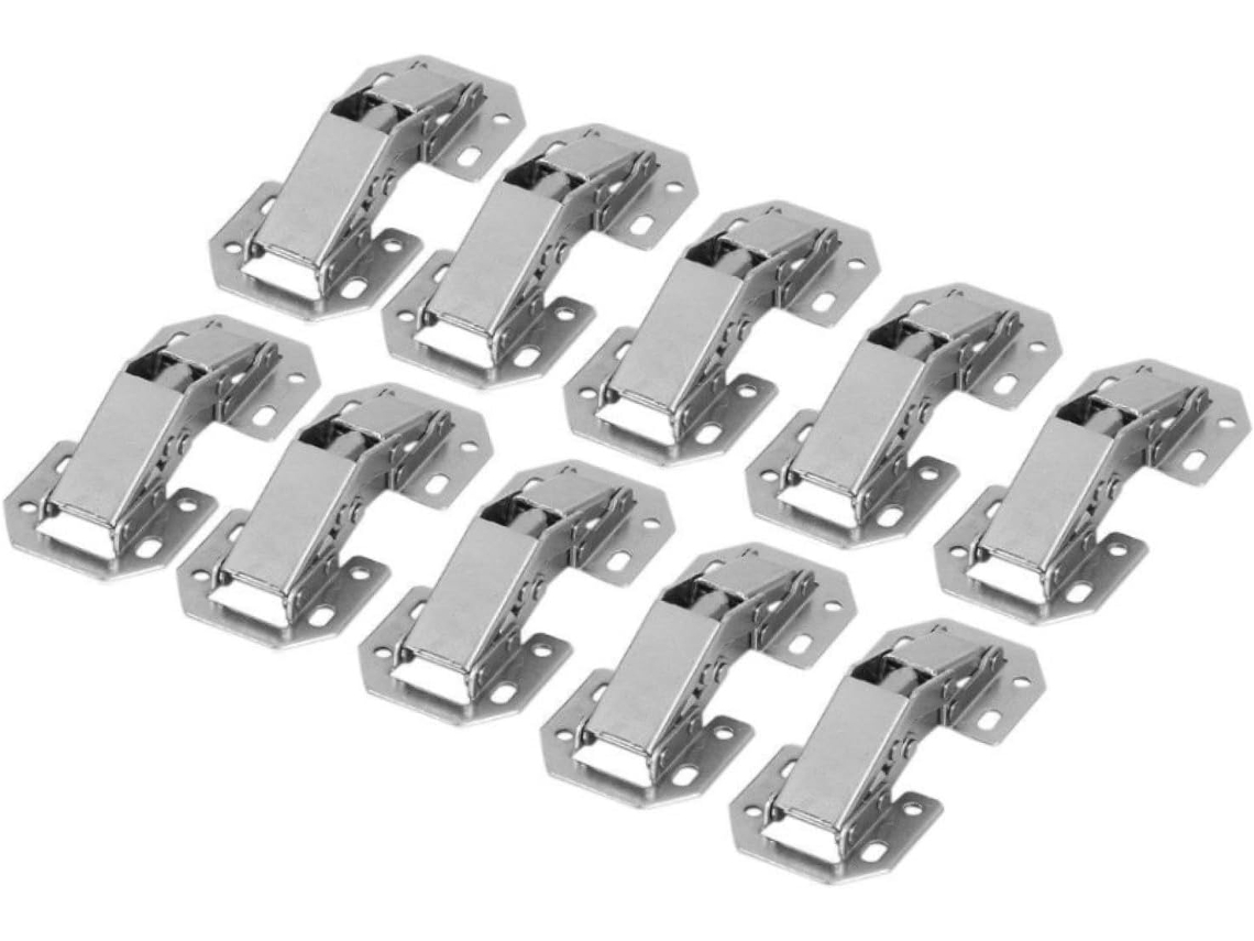 Conjunto De 5 Parafusos Para Dobradiças Ocultas Armários Cozinha.