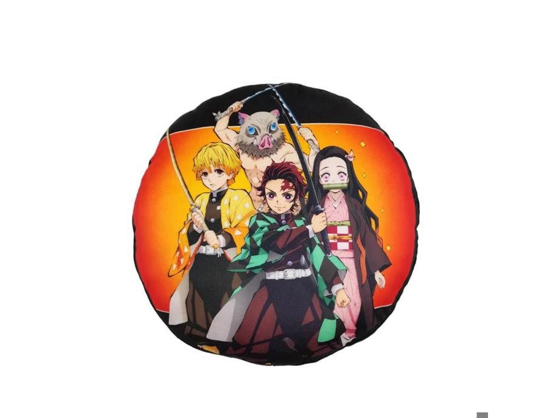 Travesseiro Infantil - Lyo - Demon Slayer - Multicolorido - Leve - Macio E Durável