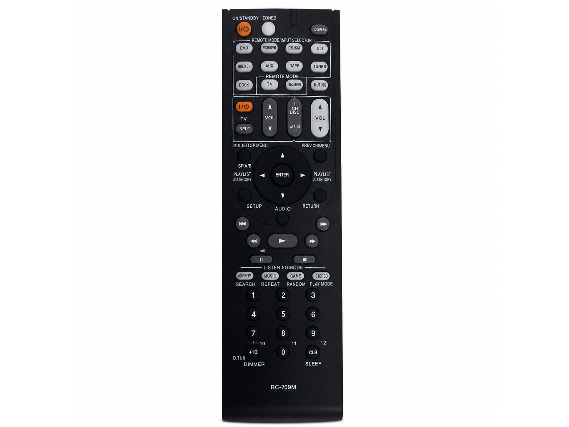 Comando À Distância Compatível Com Amplificador/receptor Av Onkyo Rc-709m_dae