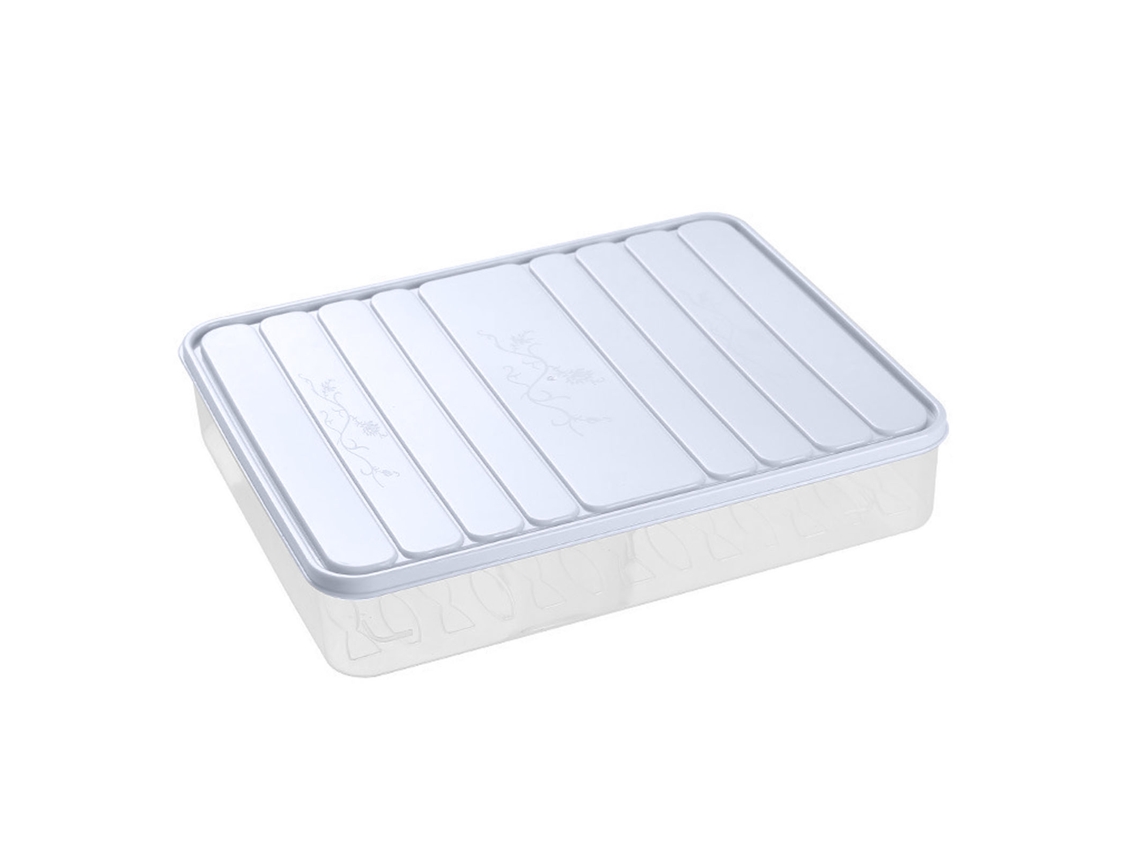 Recipiente Hermético para Armazenamento de Alimentos na Geladeira Bandeja de Ravioli, Legumes Organizer | S/MARCA