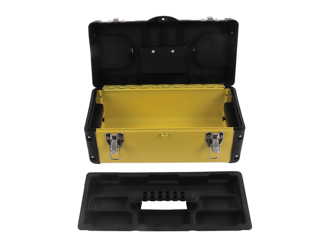 Caja De Ferramentas Multifuncional De 15,6 Polegadas Com Grande Capacidade E Camada Dupla Organizador De Ferramentas Com Gavetas Extraíveis