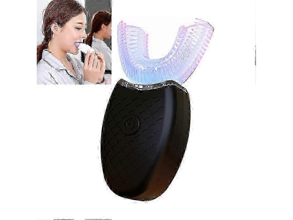 Escova De Dentes Elétrica Clareadora Em Formato De U Para Preguiçosas