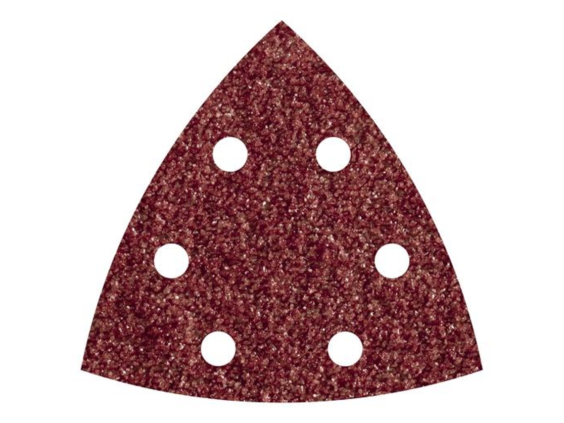 25 folhas de lixa adesiva para lixadora multilixadora de 95mm Wolfcraft