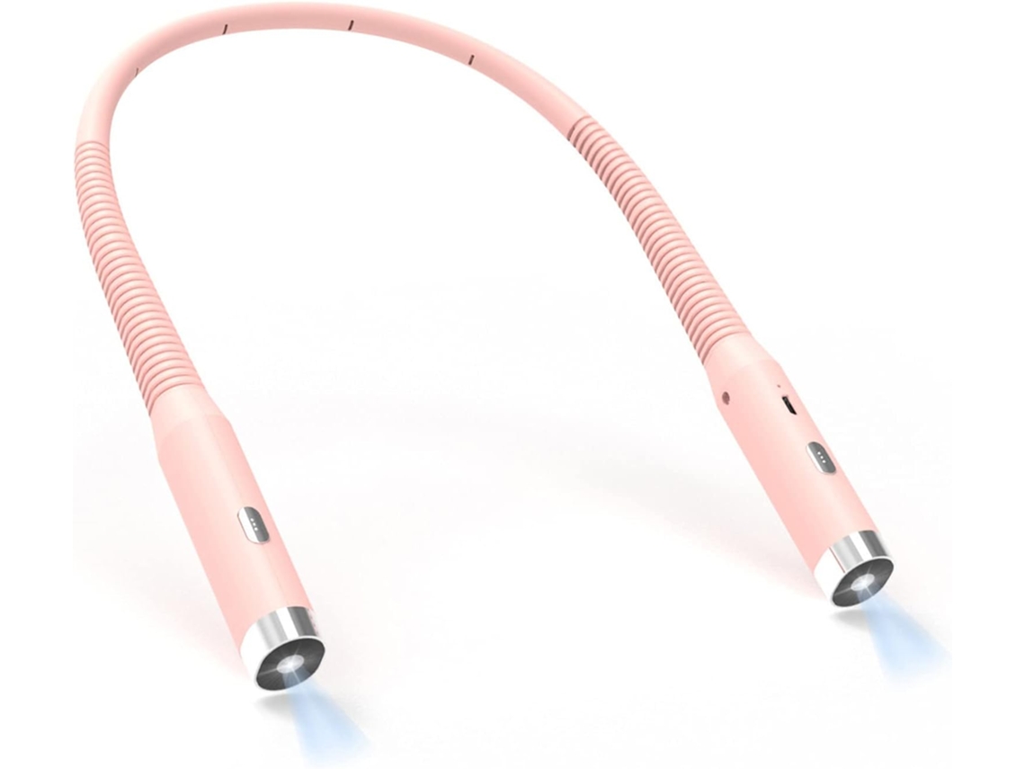 Luz De Leitura Pescoço Flexível E Recarregável, 3 Cores, Proteção Para Os Olhos, Mãos Livres, Luz De Pescoço Durável