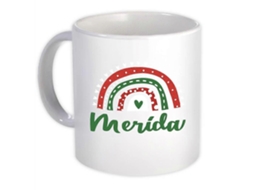 Caneca Presente: Merida México Arco-íris