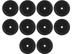 Polia Universal De Nylon 90 Mm Com Rolamento, Silenciosa E Estável,