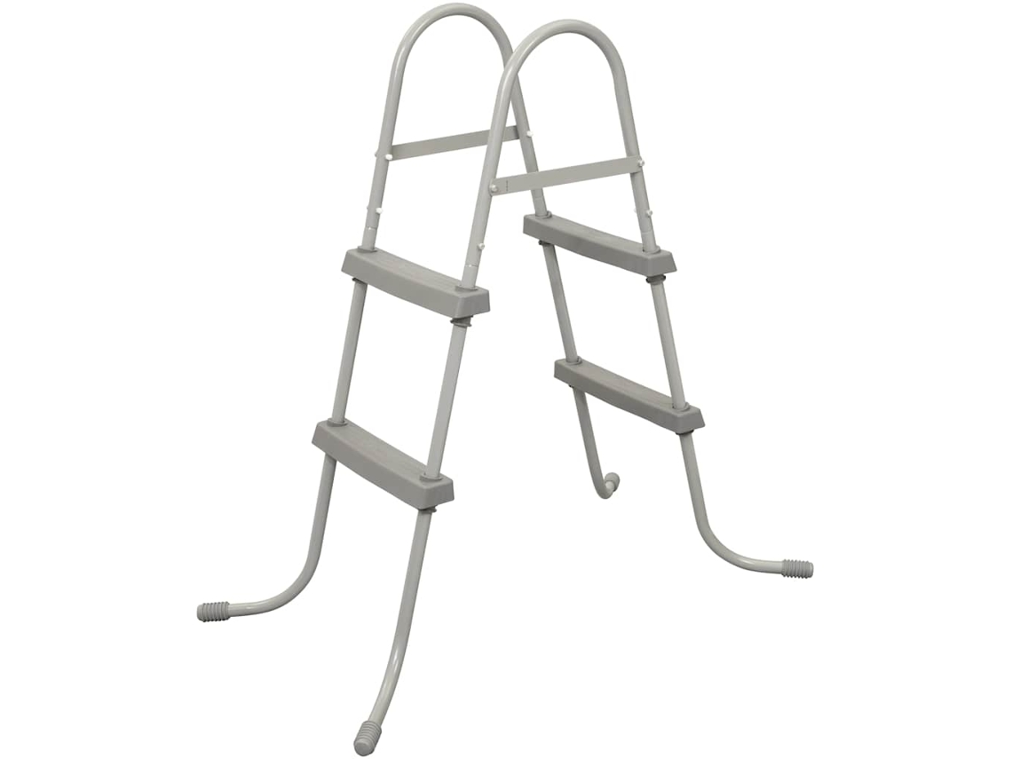 Escada piscina BESTWAY Cinzeto Metal