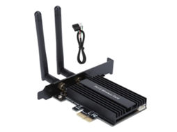 Placa De Rede Sem Fio Pcie (3000mbps Banda Dual, Suporta Wifi 6)