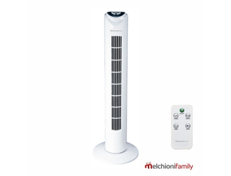 Ventoinha Torre 45w C/ Controle Branco Mfamily