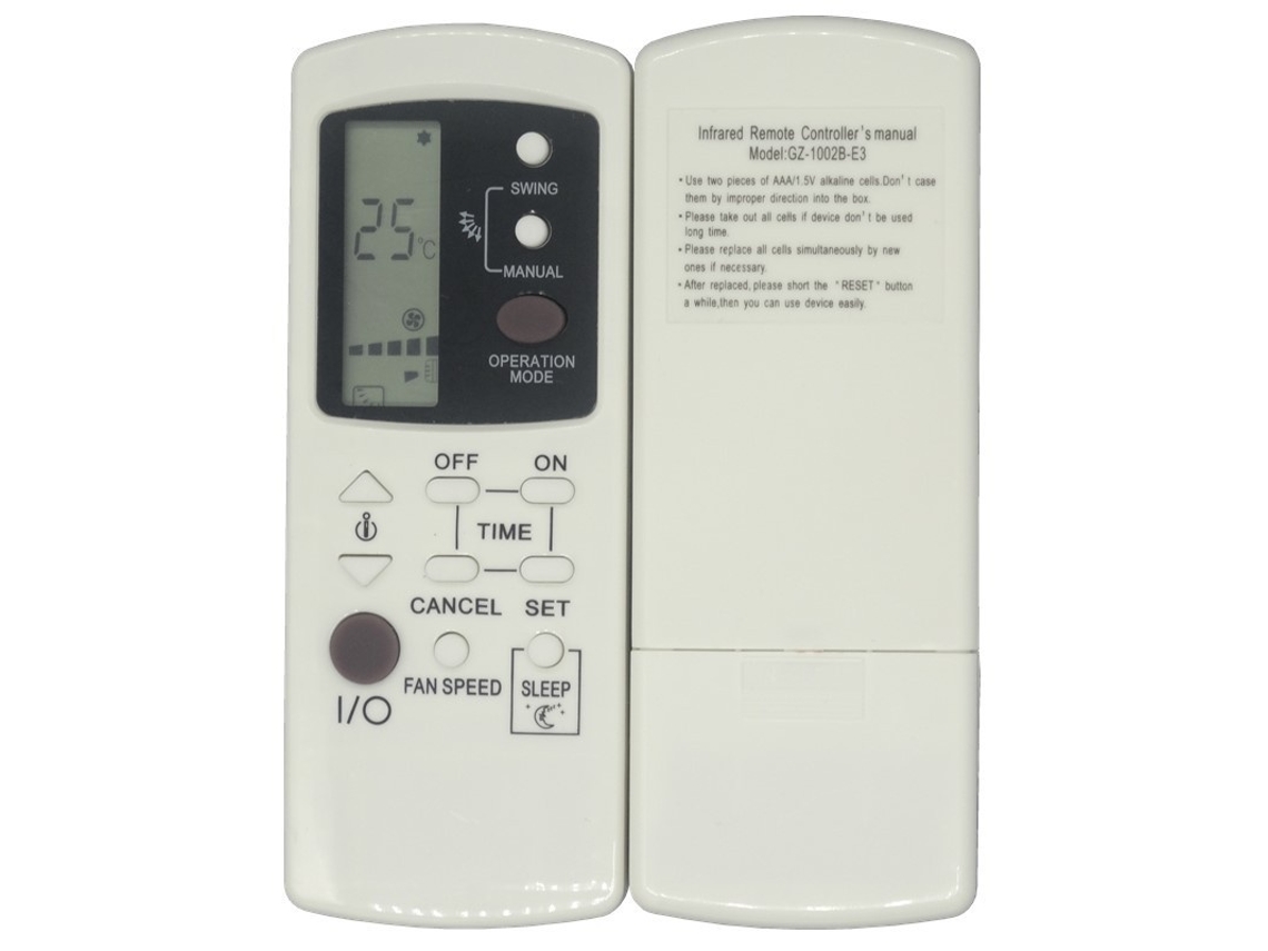 Lurelia Comando Para Ar Condicionado Galanz Gz-1002b E3 Com
